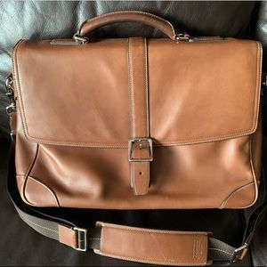 Coach Transatlantic Flap Business Briefcase